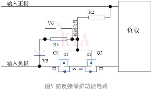 過欠壓、防反接電路