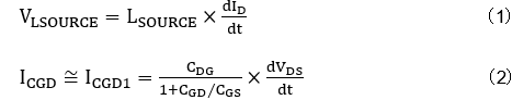 SiC MOSFET低邊開關(guān)導(dǎo)通時Gate-Source間電壓的動作-KIA MOS管