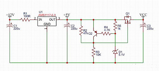 電源電路分析-過壓保護(hù)電路設(shè)計-KIA MOS管