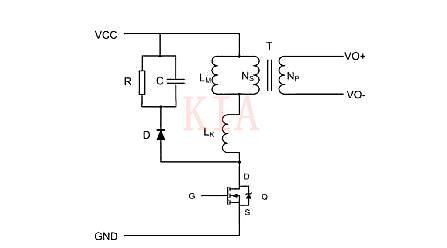 反激式開(kāi)關(guān)電源RCD吸收電路原理講解-KIA MOS管