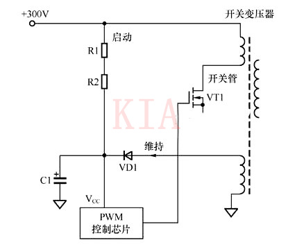 【電路設(shè)計】場效應管開關(guān)電源啟動電路圖-KIA MOS管