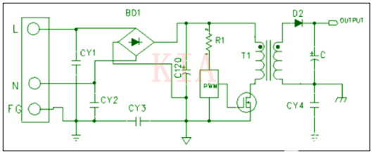 如何計(jì)算開(kāi)關(guān)電源Y電容？詳解-KIA MOS管