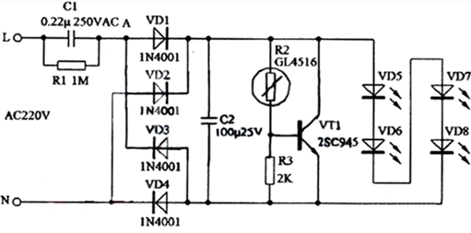 【實(shí)用電路】LED驅(qū)動(dòng)電源電路圖分享-KIA MOS管