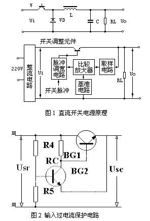 直流開關(guān)電源 保護(hù)電路