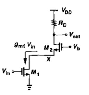 共源共柵級(jí) 小信號(hào)增益 放大
