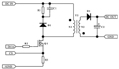 反激式開(kāi)關(guān)電源,vds波形