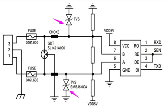 過(guò)壓保護(hù)電路：浪涌電壓保護(hù)、脈沖電壓保護(hù)-KIA MOS管