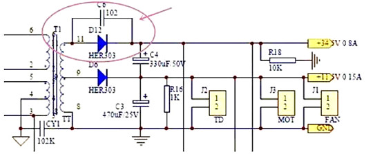 開關(guān)電源整流二極管并聯(lián)電容和電阻作用-KIA MOS管