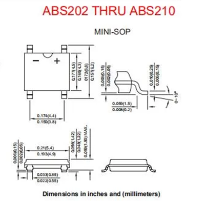 abs-210,abs210整流橋,abs210整流橋參數(shù)-KIA MOS管