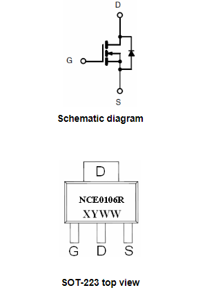 NCE0106R參數(shù),NCE0106R代換,場效應管KIA4610A-KIA MOS管