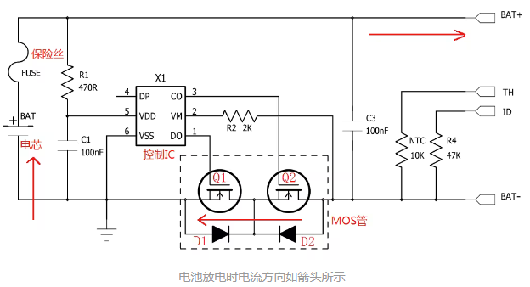 鋰電池保護(hù)板組成,原理