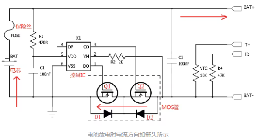 鋰電池保護(hù)板組成,原理