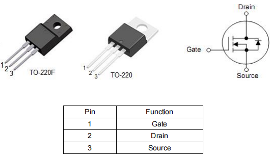 pc電源,pd電源,9A 900V場(chǎng)效應(yīng)管,KNX4890A參數(shù)引腳圖-KIA MOS管