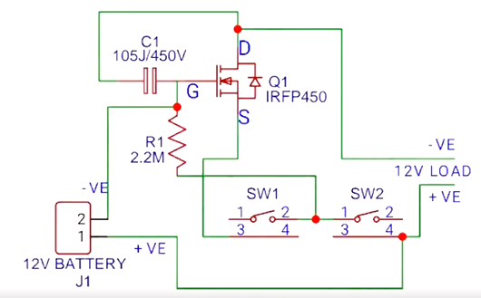 mos管調(diào)光電路,led調(diào)光電路