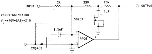 可變?cè)鲆娣糯笃?電路