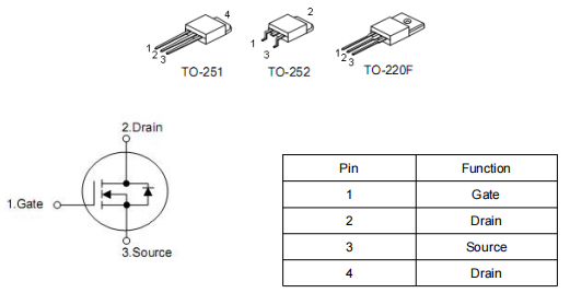 6n70場(chǎng)效應管參數