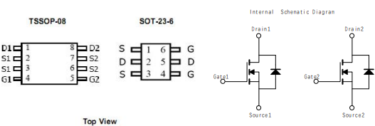 8205MOS管,8205場(chǎng)效應管參數