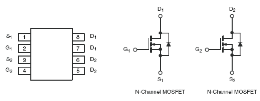 9926mos管,9926場(chǎng)效應管