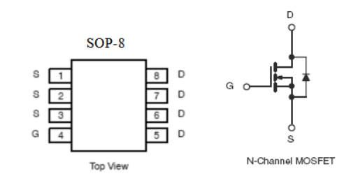 4706參數,4706場(chǎng)效應管,SOP-8引腳參數規格資料-KIA MOS管