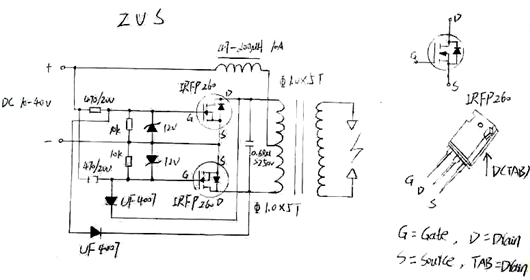 zvs升壓電路,zvs電路